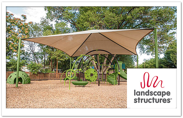 Cool Topper Shade Systems provide comfort, style and fun to any play space